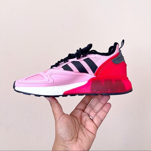adidas Pink and Black Women's Sneakers - Picture 5 of 8